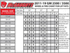Chevy Silverado 3500 2011-2019 2WD Diesel 7-9" Lift Kit Silver McGaughys 52301