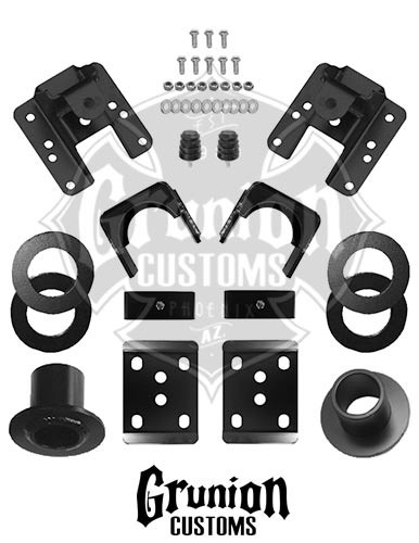 Chevy Silverado 1500 2007-2013 Single Cab 2/4 Lowering Kit McGaughys 34055