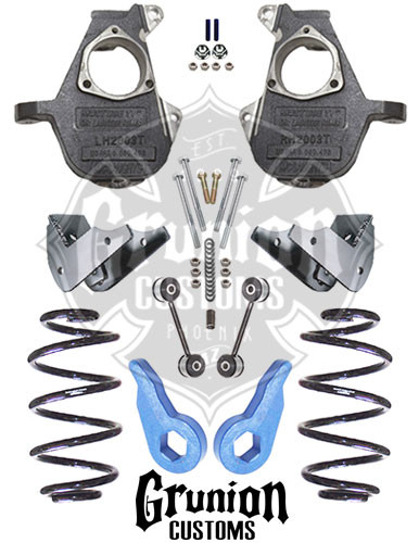 Cadillac Escalade EXT Non Air Ride 2001-2006 3/5 Lowering Kit McGaughys 33049