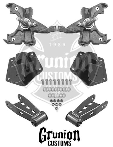 Chevy Tahoe 1995-2000 4 Door 2/4 Lowering Kit McGaughys 33145