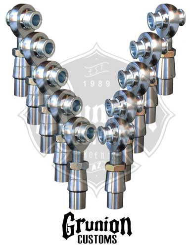 Chromoly Panhard Bar & 4 Link Rod End Kit 3/4-16 Heim Joint Bung .120 Spacer 5/8