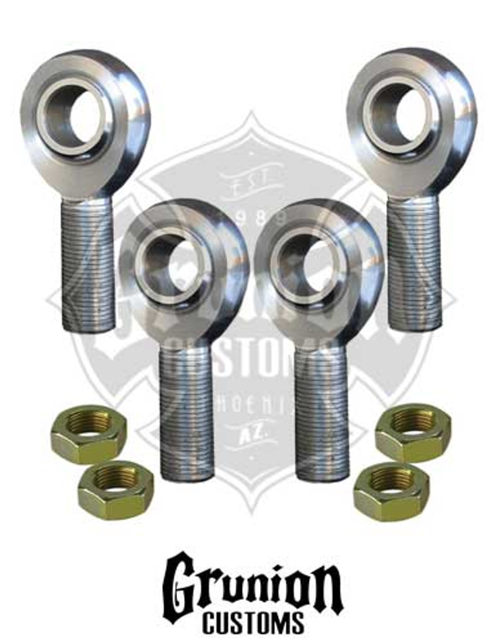 3/4-16 Heim Joint Rod Ends CHROMOLY w/ Jam Nuts 4 Right Hand Male Thread