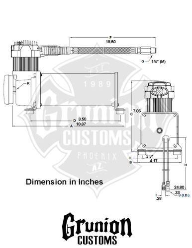 Viair 444C BLACK Compressors Dual Pack Air Bag Suspension 44442