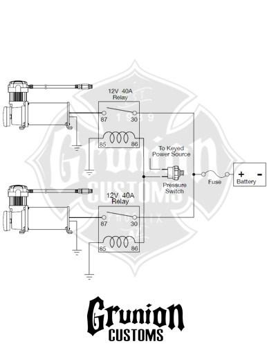 Viair 444C BLACK Compressors Dual Pack Air Bag Suspension 44442