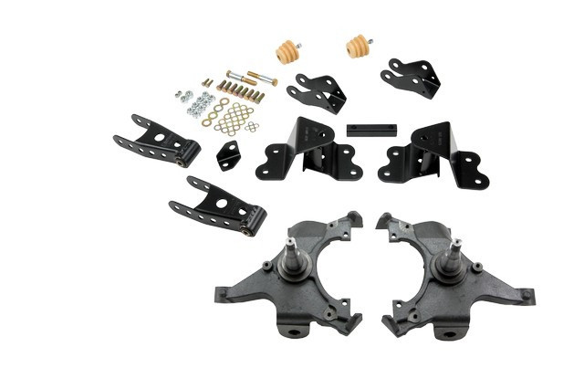 1990-1994 Chevrolet Silverado/Sierra C1500 (454 SS Only) 88-98 Chevrolet Silverado/Sierra C2500 (All ext 8 Lug) 2" F/4" R drop W/O Shocks