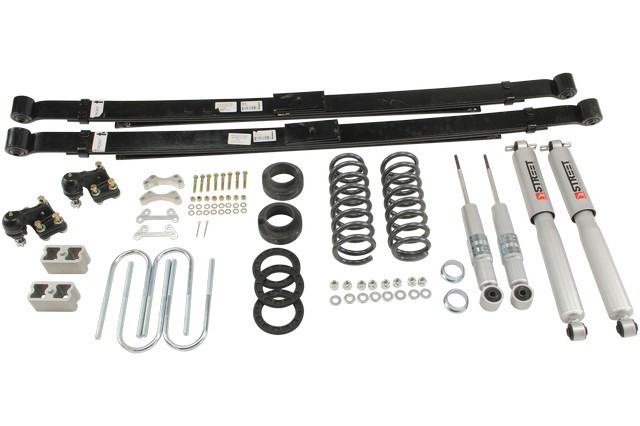 2004-2012 Chevrolet Colorado/Canyon (Std Cab) Z85 suspension 3" or 4" F/5" R drop W/ Street Performance Shocks