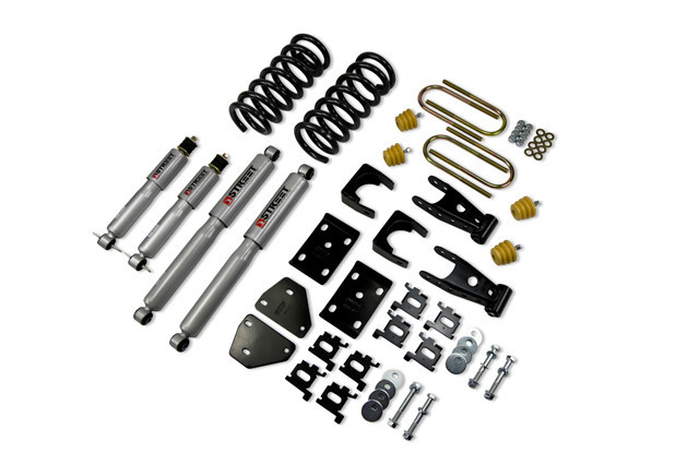 2002-2005 Dodge Ram 1500 (Std Cab) 2" F/5" R drop W/ Street Performance Shocks