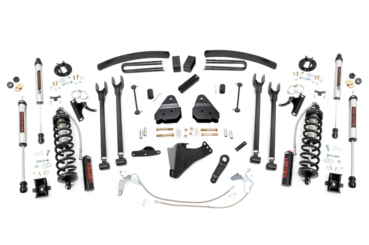 6 Inch Lift Kit | Gas | 4 Link | C/O V2 | Ford Super Duty (08-10)