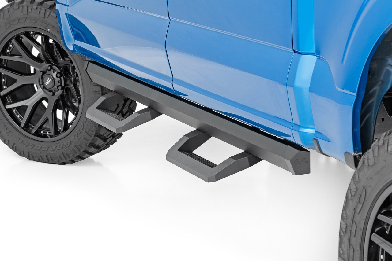 SR2 Adjustable Aluminum Steps | Crew Cab | Ford F-150/F-150 Lightning/Super Duty (15-22)