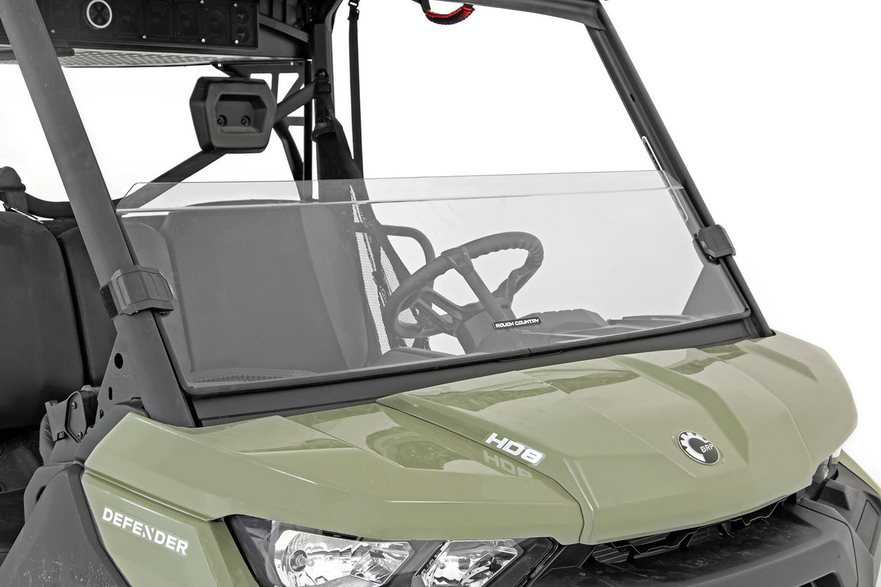 Half Windshield | Scratch Resistant | Can-Am Defender 4WD (16-22)