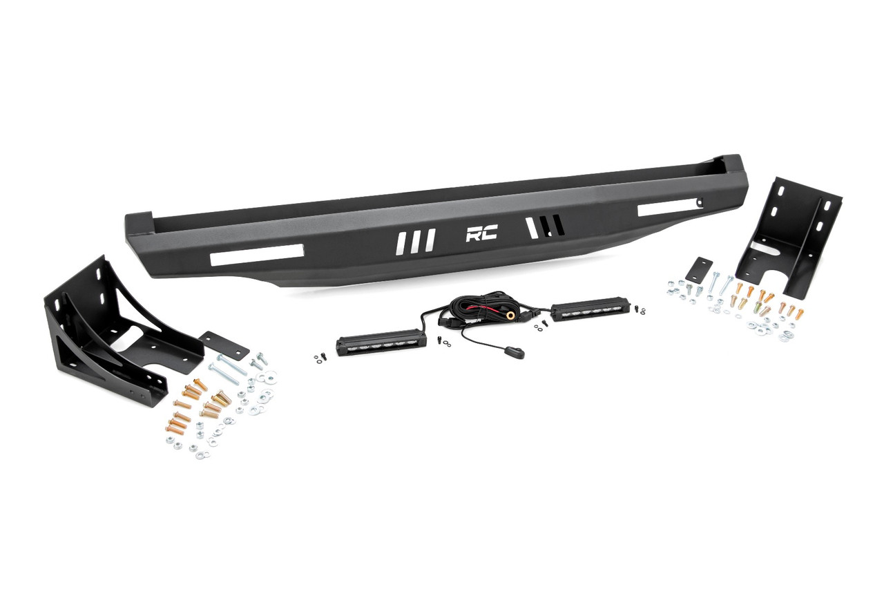 Can-Am/Polaris Rear Bumper w/LED (16-21 Defender | 16-21 Ranger)