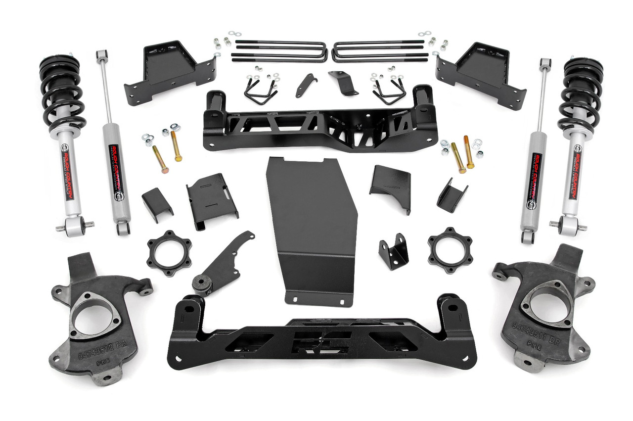 6 Inch Lift Kit | Alum/Stamp Steel | N3 Struts | Chevy/GMC 1500 (14-18)