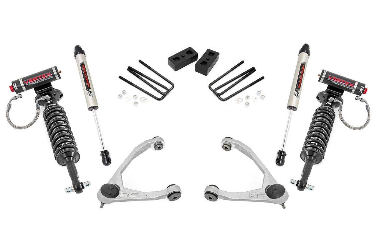 3.5" Lift Kit | Forged UCA | Cast Steel | Vertex/V2 | Chevy/GMC 1500 (07-13)