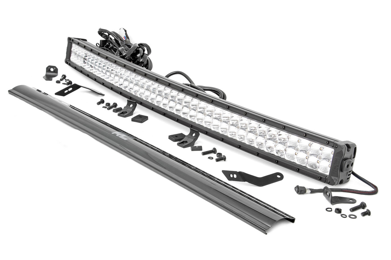 LED Light | Front Mount | 40" Chrome Dual Row | White DRL | Honda Talon (19-21)