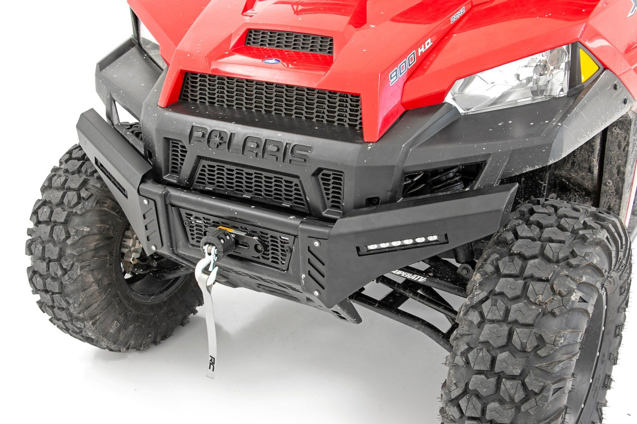 Bumper Wings | 6" Black Slimline LED Pair | Polaris Ranger 1000 (13-21)