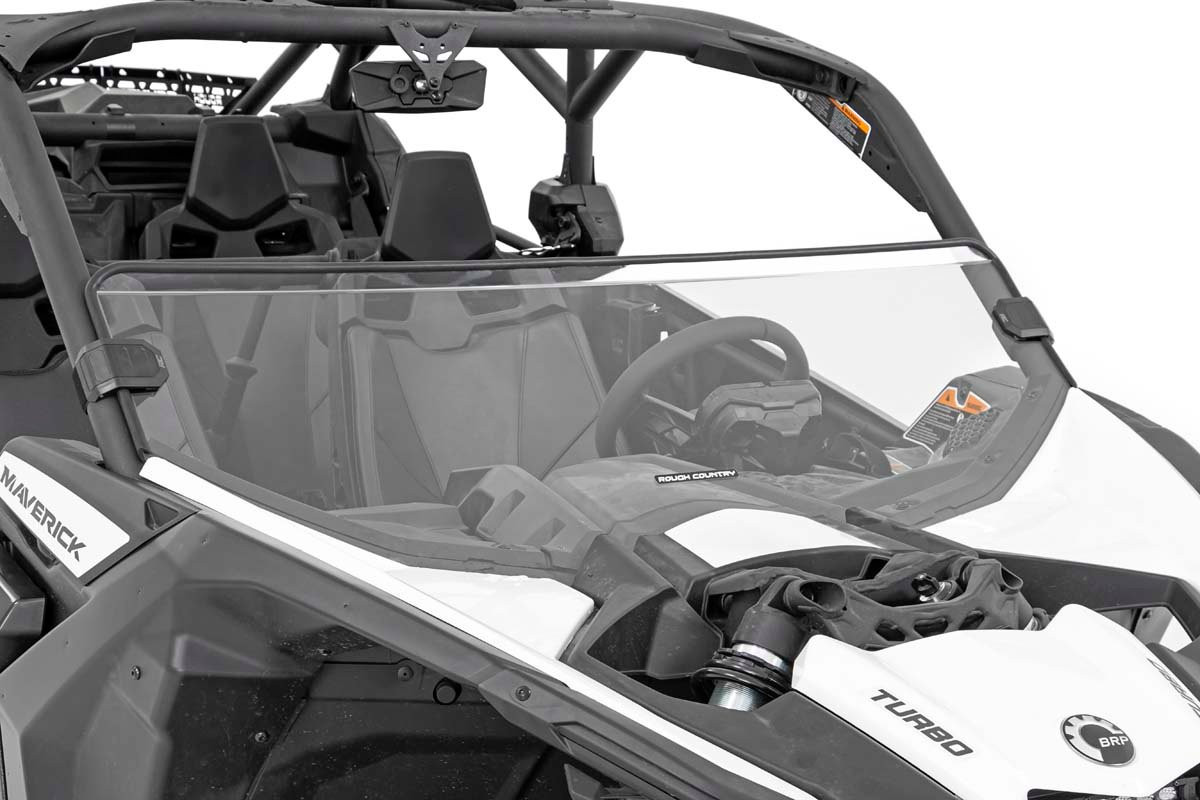 Half Windshield | Scratch Resistant | Can-Am Maverick X3 4WD (17-22)