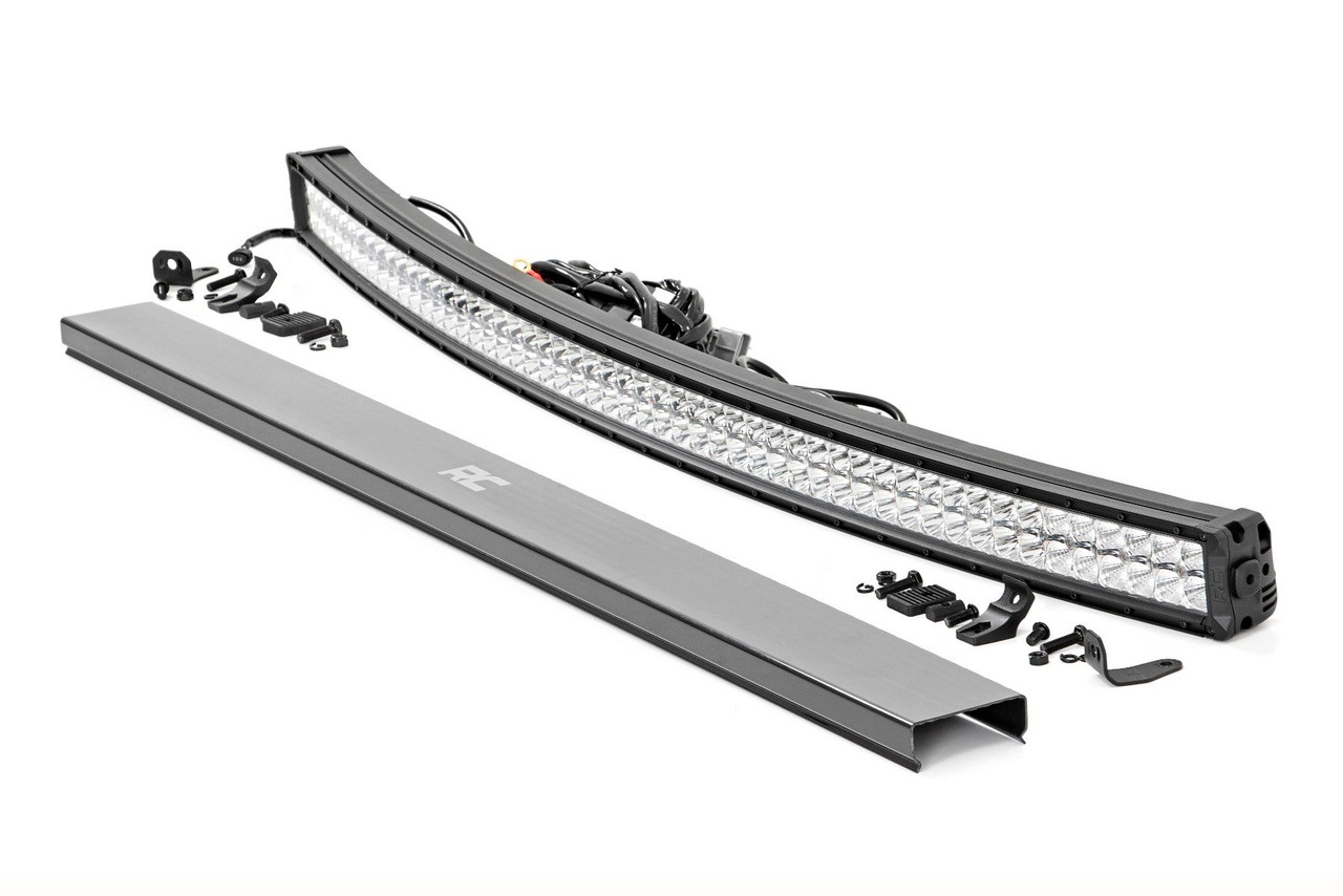 Chrome Series LED | 54 Inch Light| Curved Dual Row | White DRL