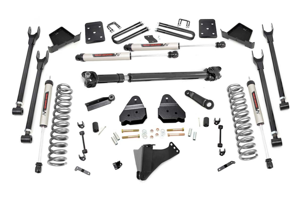 6 Inch Lift Kit | 4-Link | No OVLD | D/S | V2 | Ford Super Duty (17-22)