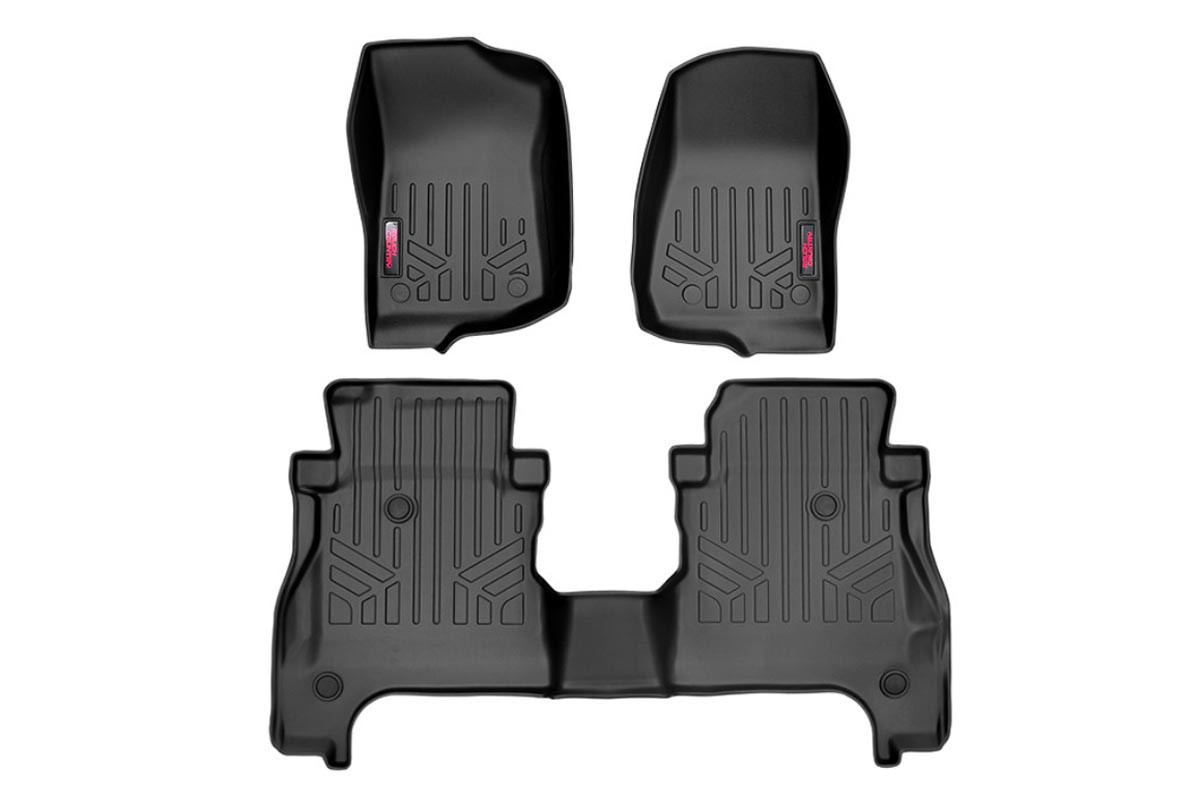 Floor Mats | FR & RR | RR Lockable | Jeep Gladiator JT 4WD (20-22)