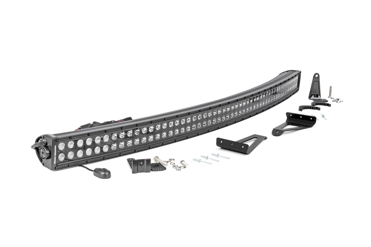 LED Light | Windshield | 50" Black Dual Row | Polaris Ranger 1000XP/900XP (14-21)