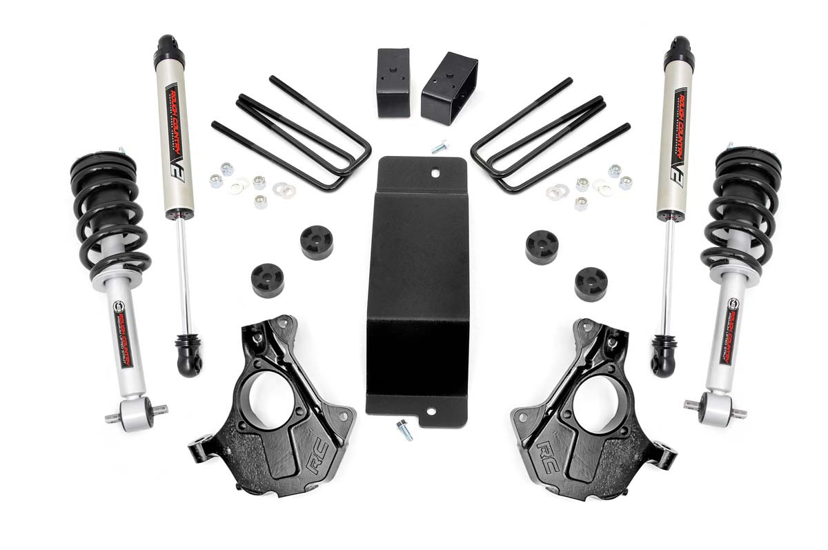 3.5 Inch Lift Kit | Cast Steel LCA | N3 Strut/V2 | Chevy/GMC 1500 (07-13)