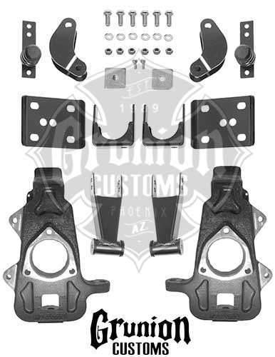 Dodge Ram 1500 Quad Cab 2002-2005 2/4.5 Lowering Kit McGaughys 94002