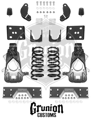 Dodge Ram 1500 Single Cab 2002-2005 4/6 Lowering Kit McGaughys 94005