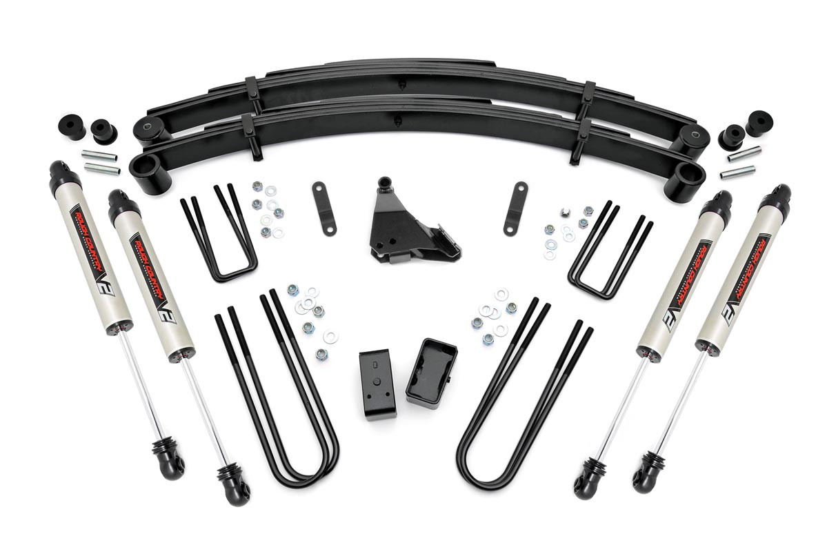 4 Inch Lift Kit | Rear Blocks | V2 | Ford Super Duty 4WD (99-04)