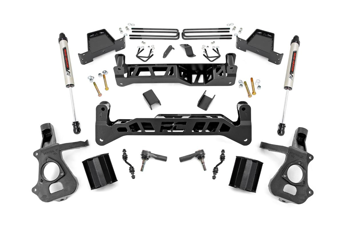 7 Inch Lift Kit | Cast Steel | V2 | Chevy/GMC 1500 (14-18)