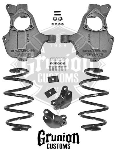 Chevy Tahoe XL 2014-2016 2/3 Lowering Kit NON Auto Ride McGaughys 34214