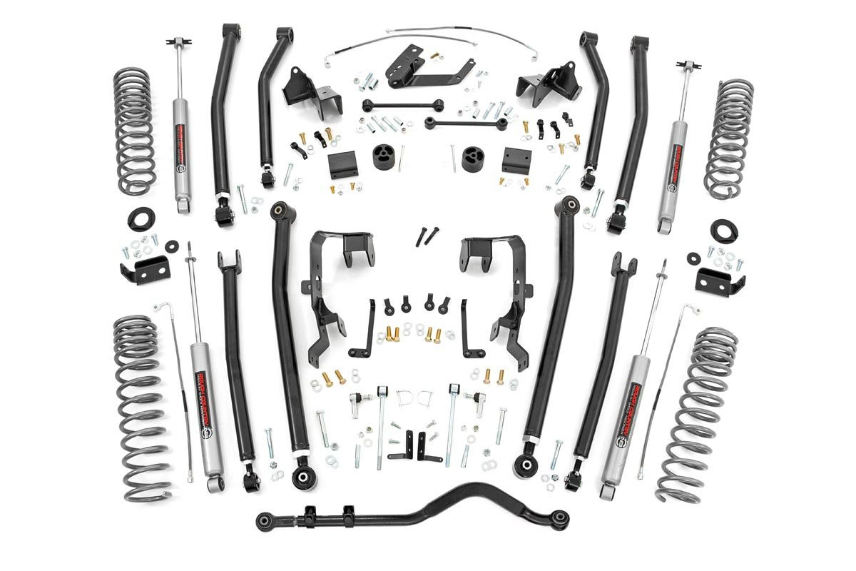 4 Inch Lift Kit | Long Arm | Jeep Wrangler JK 2WD/4WD (2007-2011)