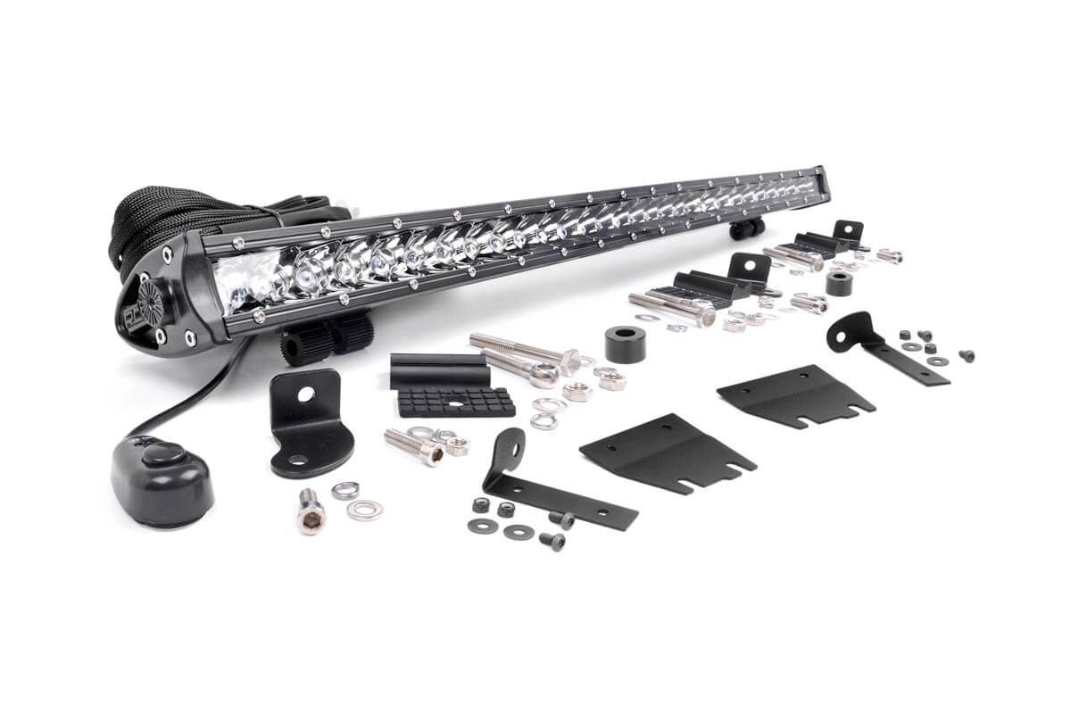 Jeep 30-inch LED Hood Kit (18-21 Wrangler JL, 20-21 Gladiator JT | Chrome-Series)