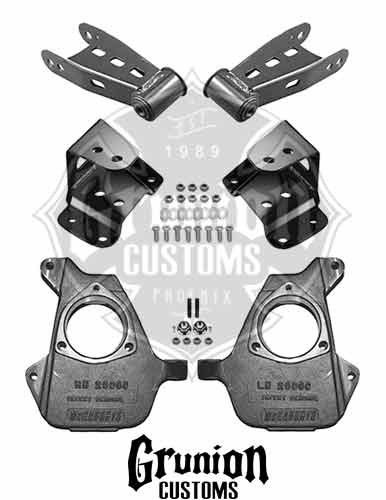 Chevy Silverado 1500 1999-2006 Extended Cab 2/4 Lowering Kit McGaughys 11003