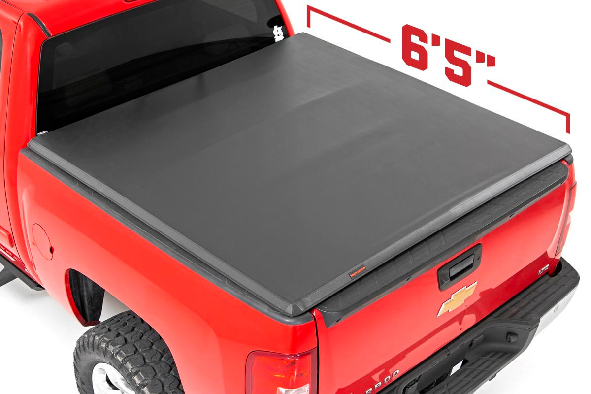 Bed Cover | Soft Fold | 6'7" Bed | Chevy 1500 & Chevy/GMC 2500HD/3500HD (07-14)