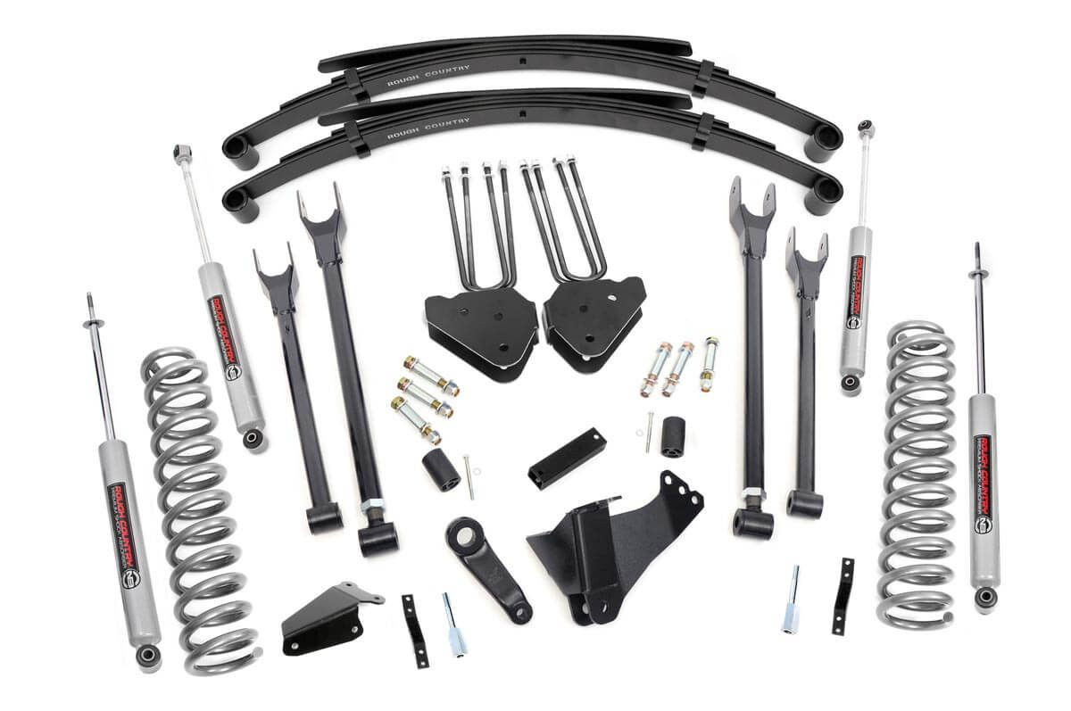 6 Inch Lift Kit | Gas | 4 Link | RR Spring | Ford Super Duty (05-07)