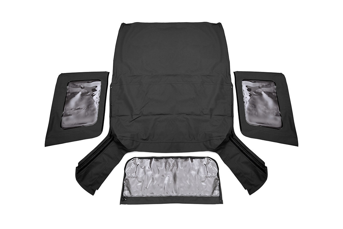 Soft Top | Replacement | Black | 2 Door | Jeep Wrangler JK (07-09)