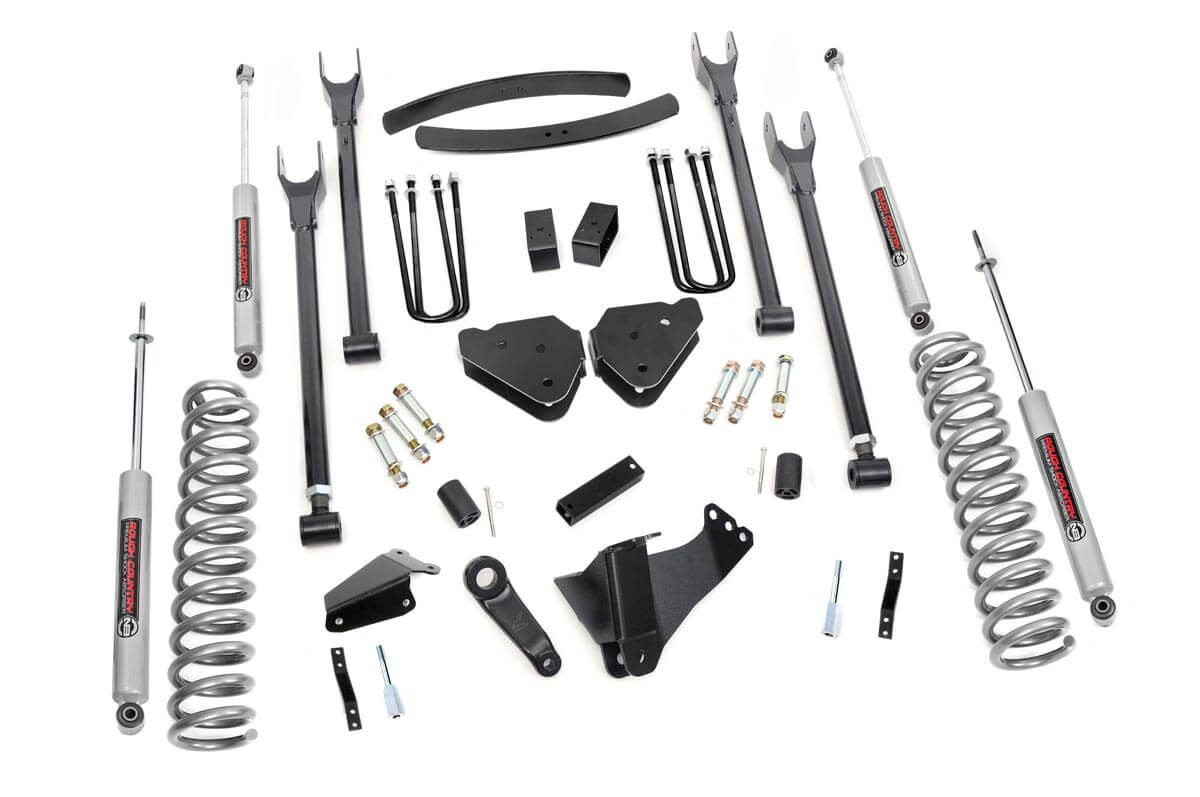 6 Inch Lift Kit | Diesel | 4 Link | No OVLDS | Ford Super Duty (05-07)