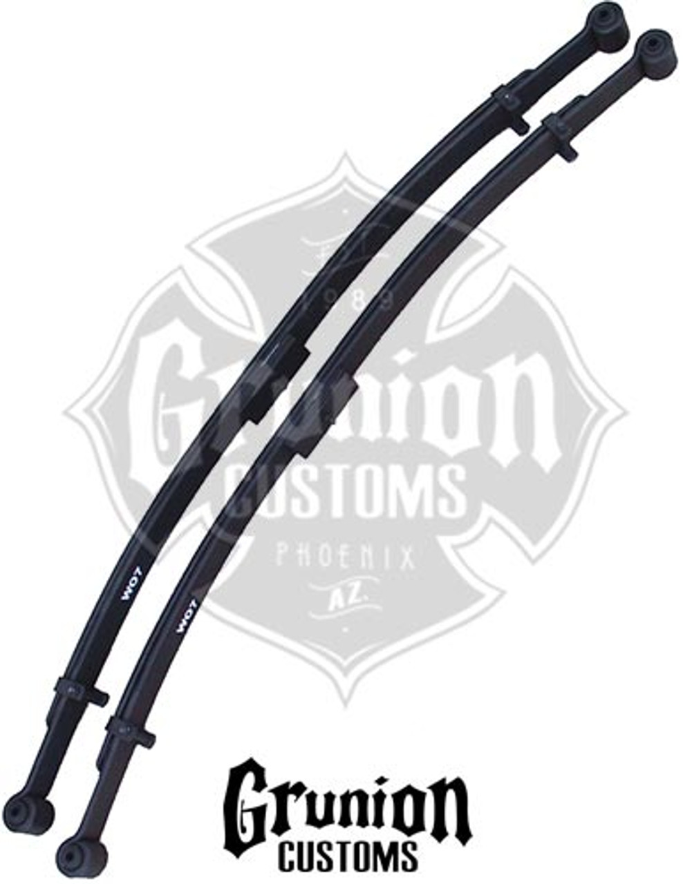 GMC Sierra 1500 1999-2016 Rear 2" Drop Leaf Springs McGaughys 33046