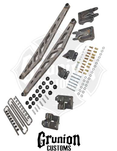 Chevy Silverado GMC Sierra 1500 2014-2018 Quad Cab Traction Bar Kit 60" McGaughys 50118