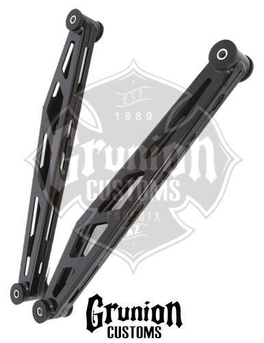 GMC Sierra 1500 4WD 2014-2016 Cast Control Arms Black Stainless McGaughys 50767-SSB