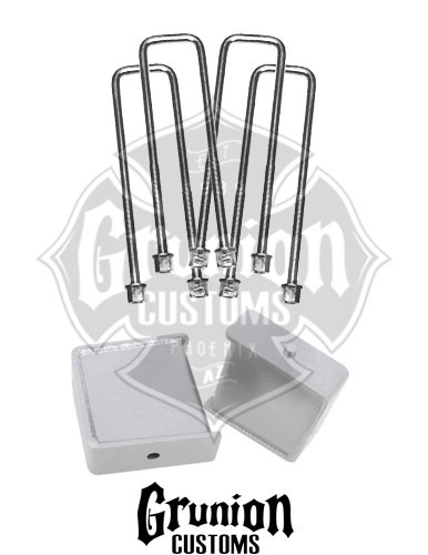 Chevy Silverado 3500 Dually 2002-2010 2WD Diesel 7-9" Lift Kit Silver McGaughys 52001