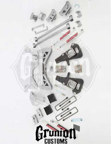 GMC Sierra 3500 Dually 2002-2010 2WD Gas 7-9" Lift Kit Silver McGaughys 52004