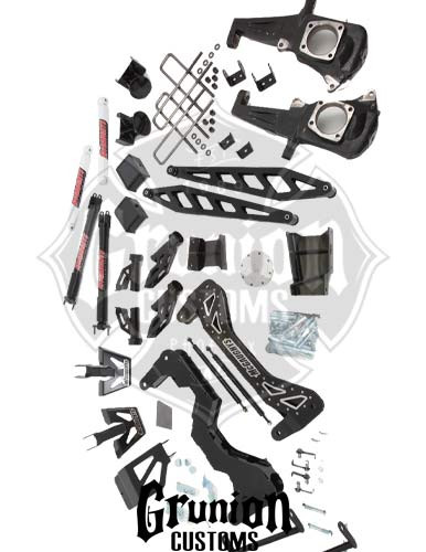 Chevy Silverado 2500 2011-2019 2WD 7-9" Lift Kit Black Stainless McGaughys 52355