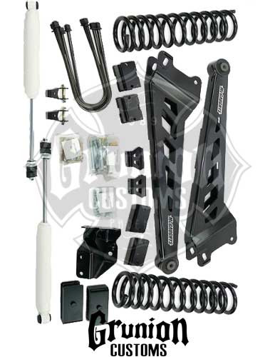 Dodge Ram 3500 2019-2023 4WD Leaf Spring Rear 4" Lift Kit McGaughys 54407