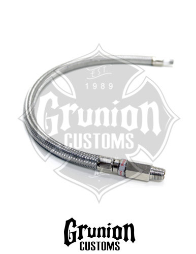 Viair Stainless Steel Braided Leader Hose w/Check Valve 21" 92793