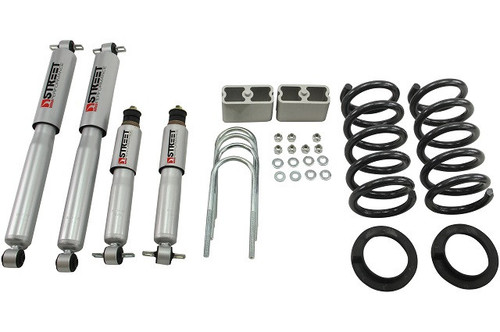 1994-2004 Chevrolet S10/S15 Pickup 6 cyl. (Ext Cab) 2" or 3" F/3" R drop W/ Street Performance Shocks