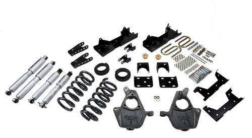 1999-2000 Chevrolet Silverado/Sierra (Std Cab) 4" or 5" F/6" or 7" R W/ Street Performance Shocks