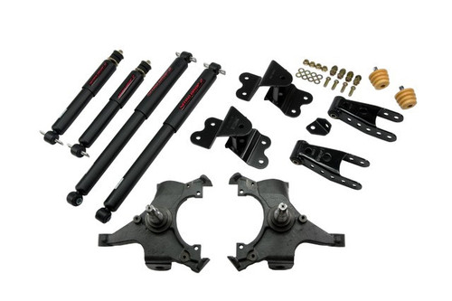 1992-1998 Chevrolet Silverado/Sierra C1500 (Std Cab, ext 454 SS) 2" F/4" R drop W/ Nitro Drop II Shocks