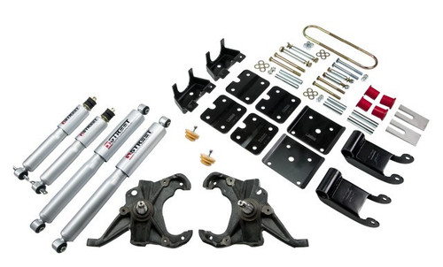 1995-2002 Chevrolet Astro/Safari (2WD, w/ Factory Steel Leaf) 2" F/3.5" R drop W/ Street Performance Shocks