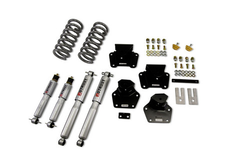 1987-1996 Dodge Dakota (Std Cab, V8) 2" F/4" R drop W/ Street Performance Shocks